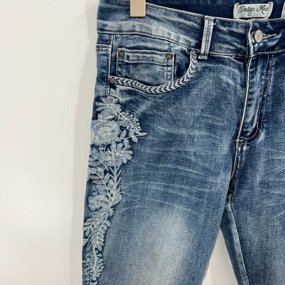 Indigo Rein Anklet Jeans Size 11 - Picture 2 of 10
